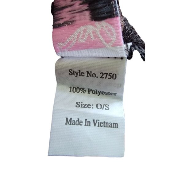 Elegant Moments Black Floral Lace Crotchless Panties One Size Pink Rose Accent - Picture 6 of 11